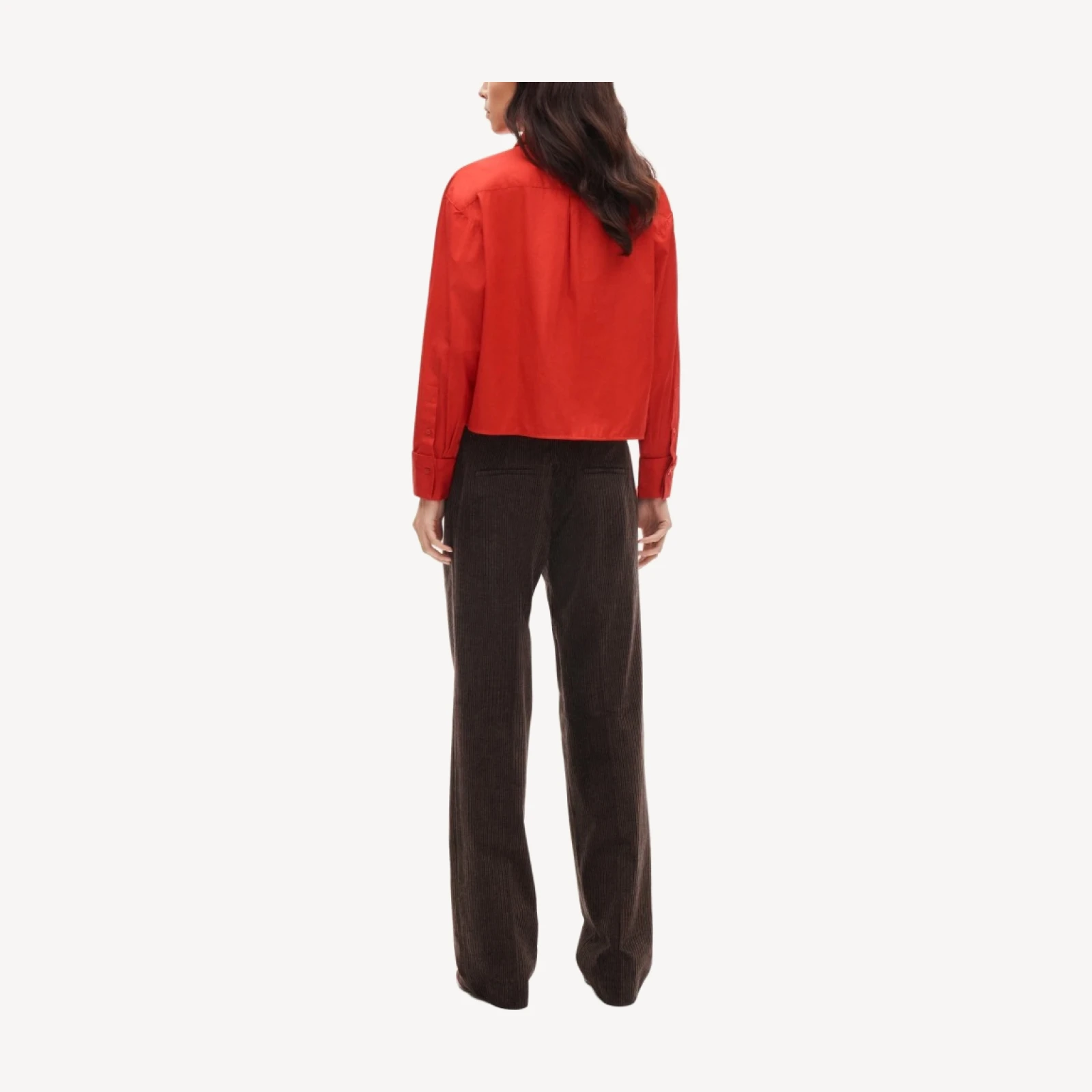 Essential trouser in velvety corduroy