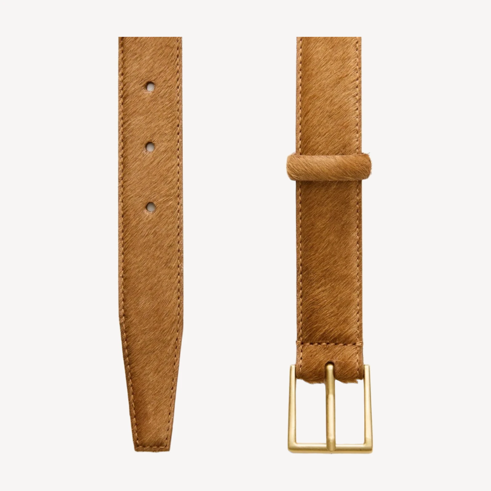 Berkeley belt in calf hair