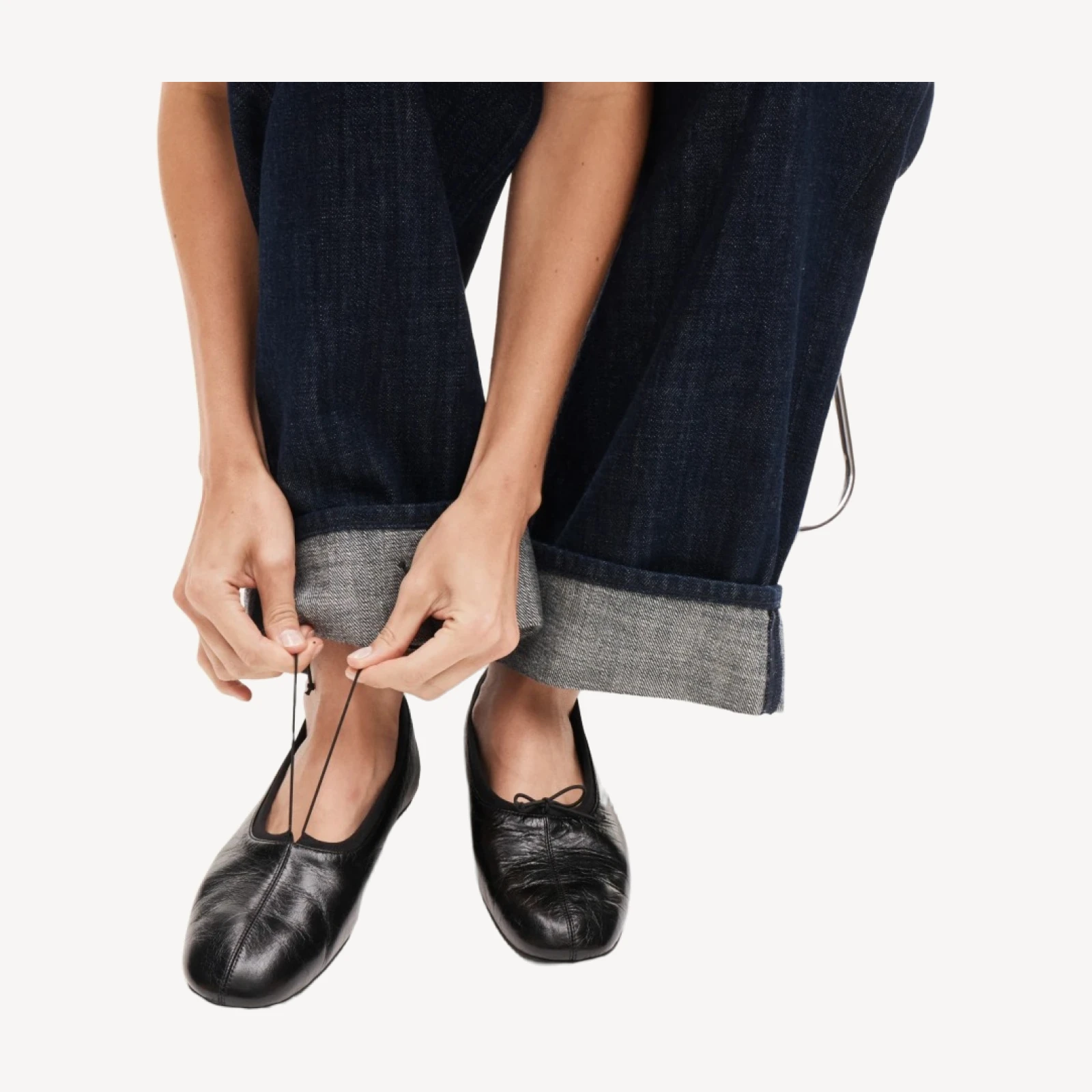 Verona ballet flats in Italian leather