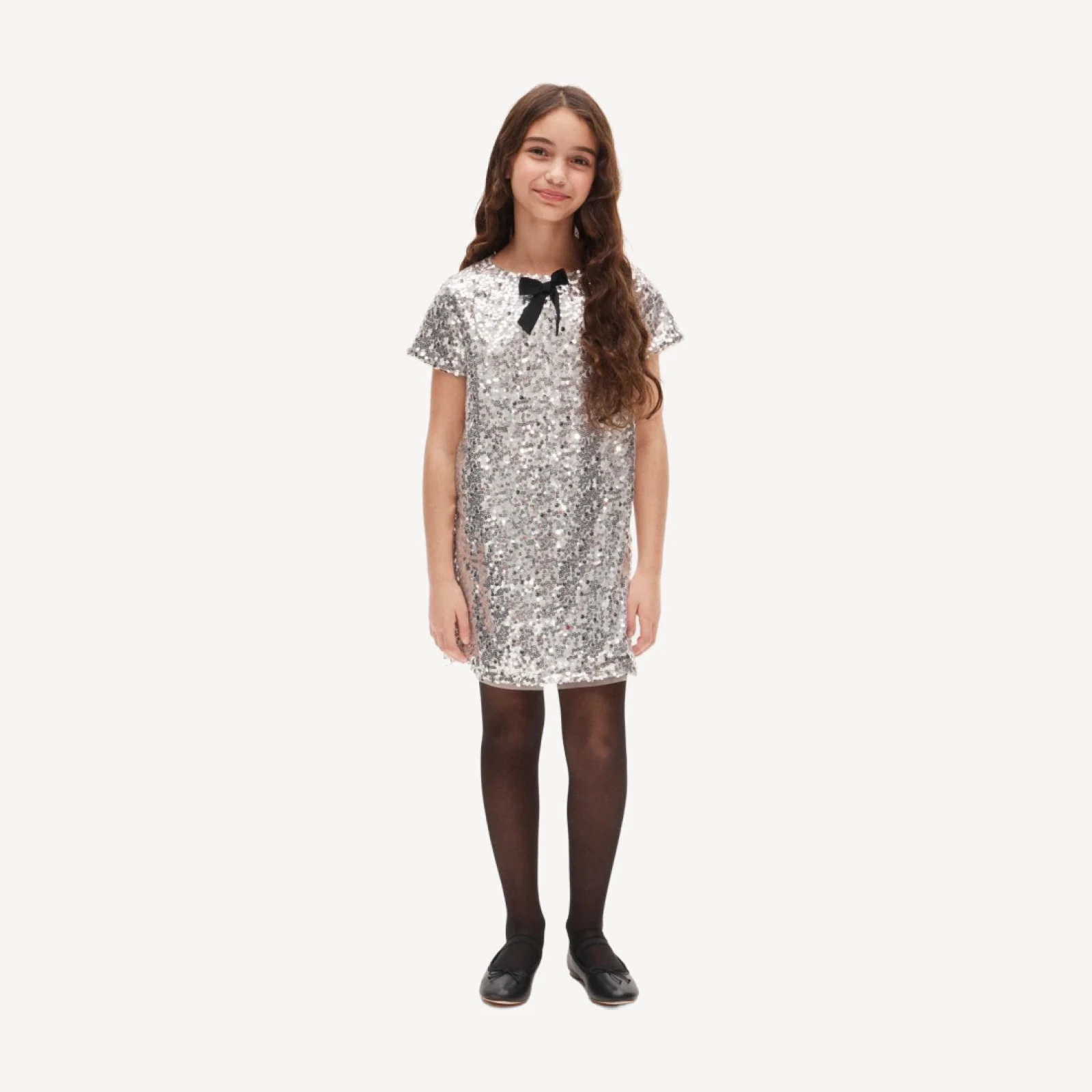 Crewcuts Collection short-sleeve sequin shift dress