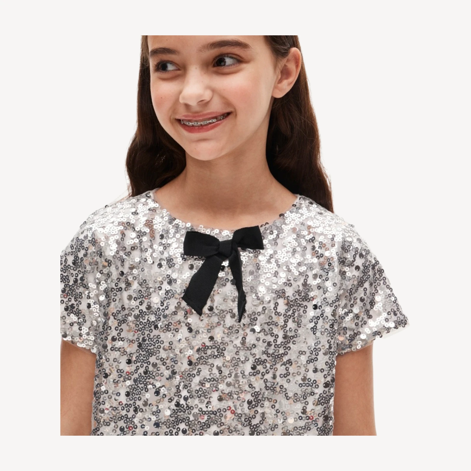 Crewcuts Collection short-sleeve sequin shift dress