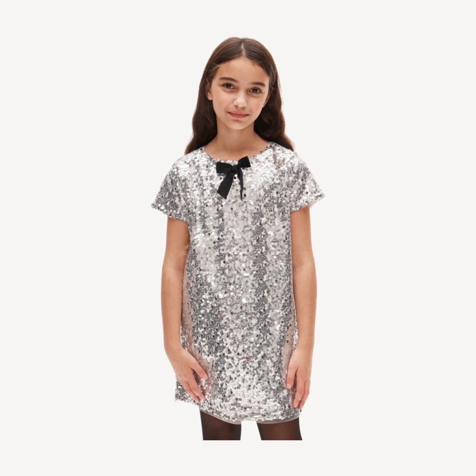 Crewcuts Collection short-sleeve sequin shift dress