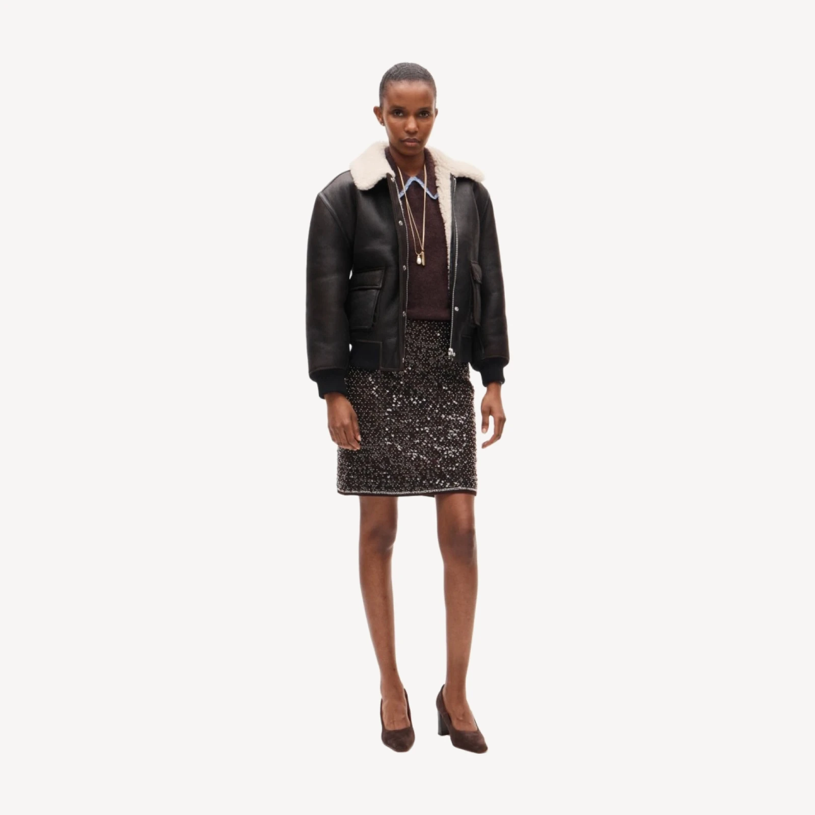 Beaded No. 2 Pencil® skirt