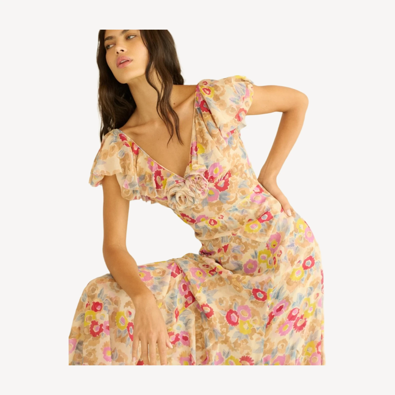 AMÉRELLE DRESS -- JARDIN DE CAMELIAS