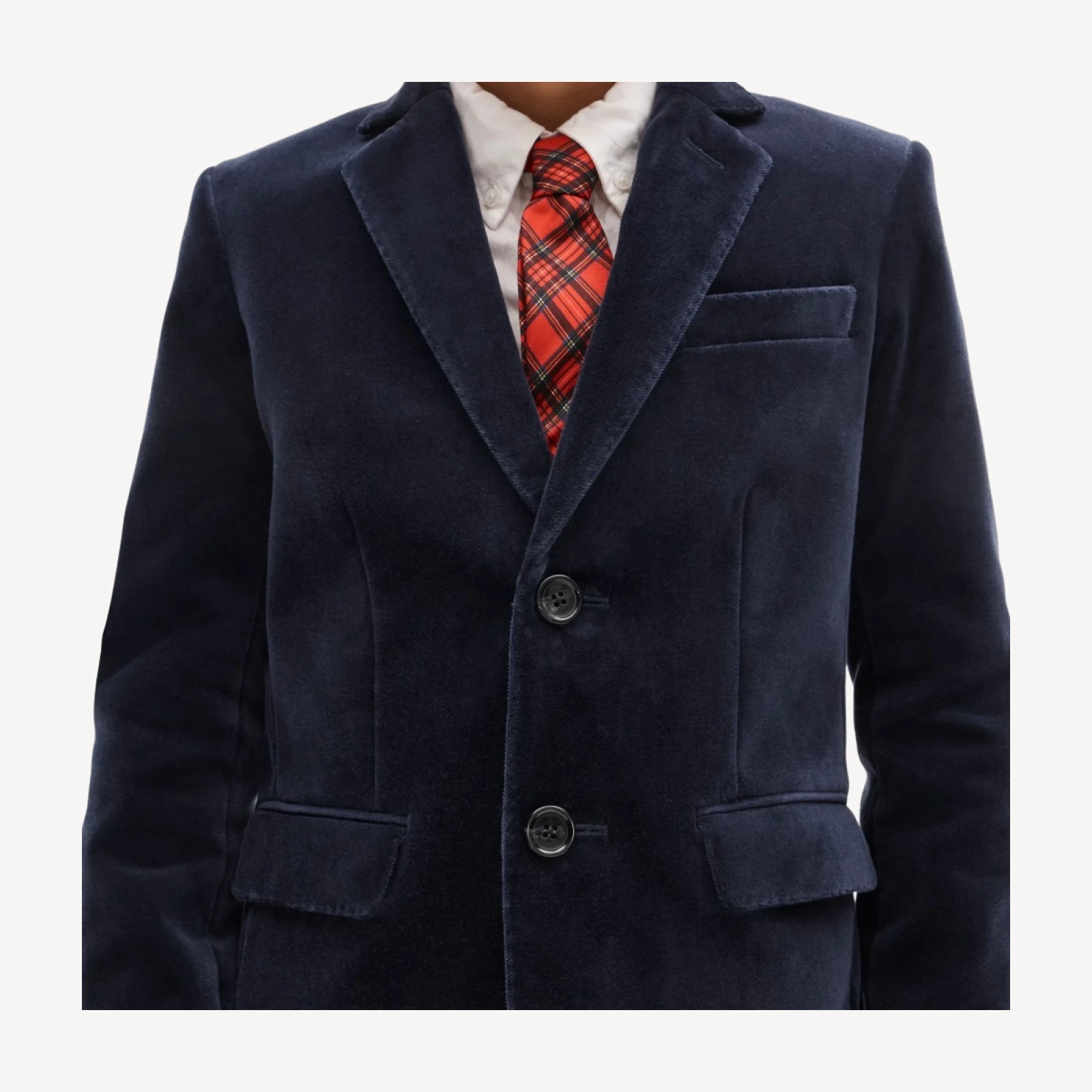 Boys' Ludlow party blazer in velvet