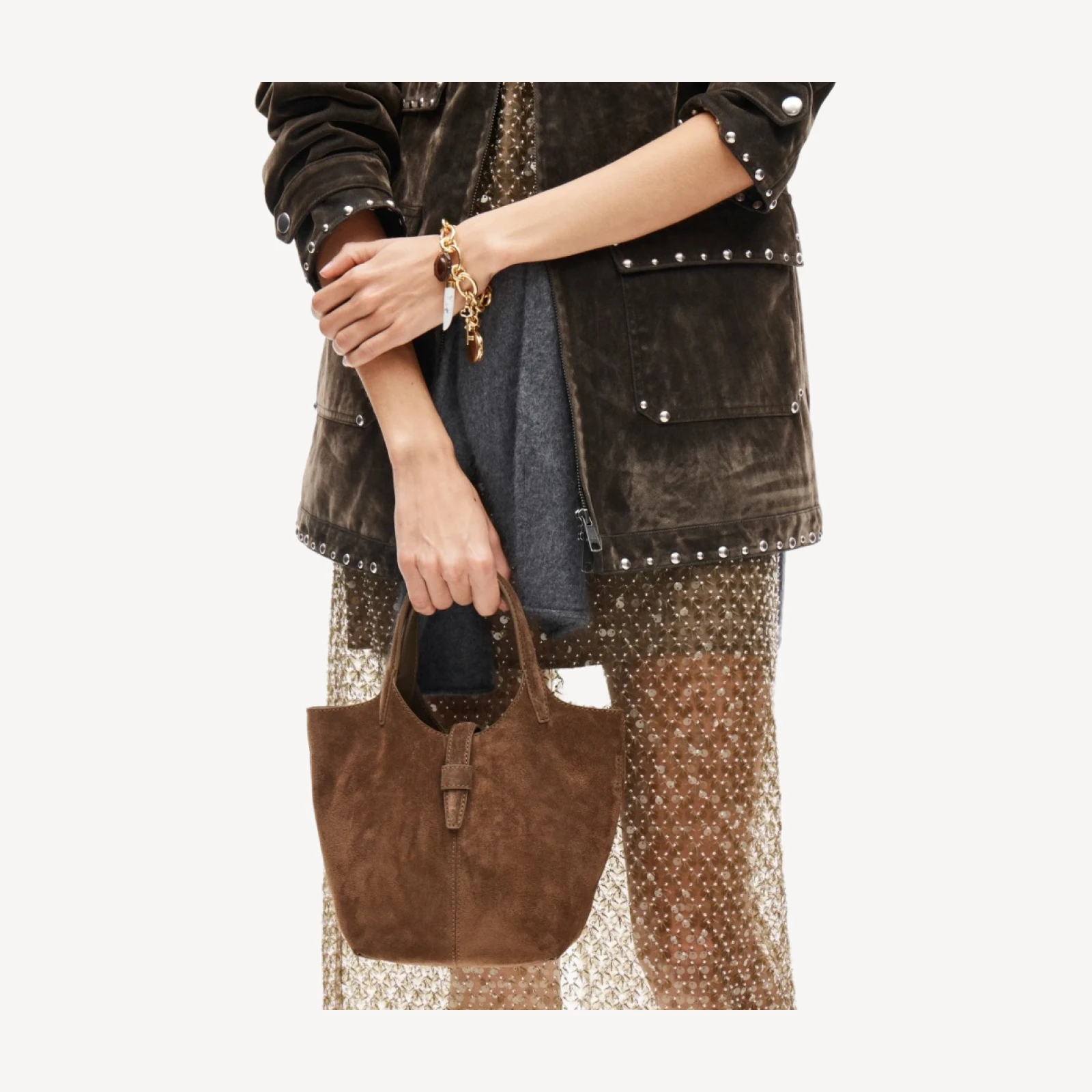 Yorke bag in suede