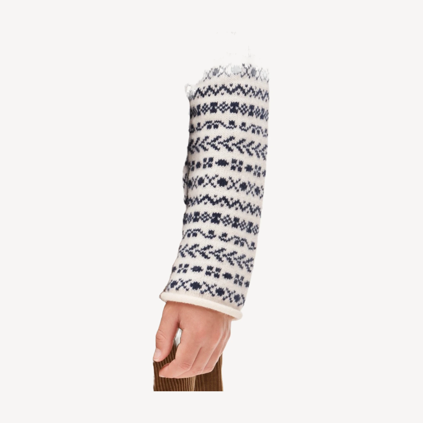 Kids' 1988 Rollneck™ sweater in Fair Isle lambswool blend