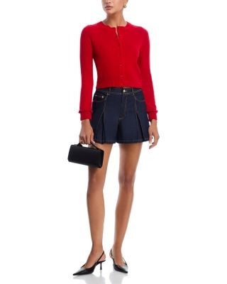 Cinq a Sept Desi High Rise Jean Shorts in Indigo