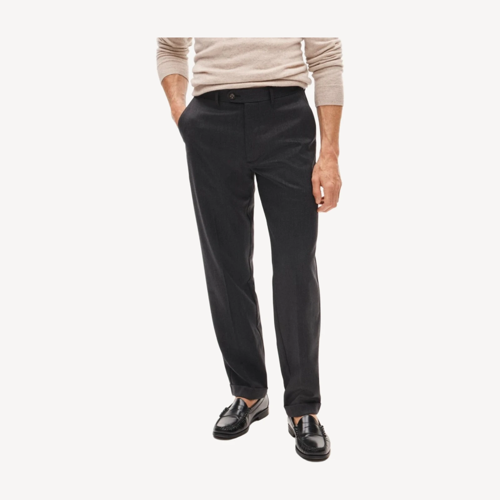 Mercer Classic-fit trouser in wool