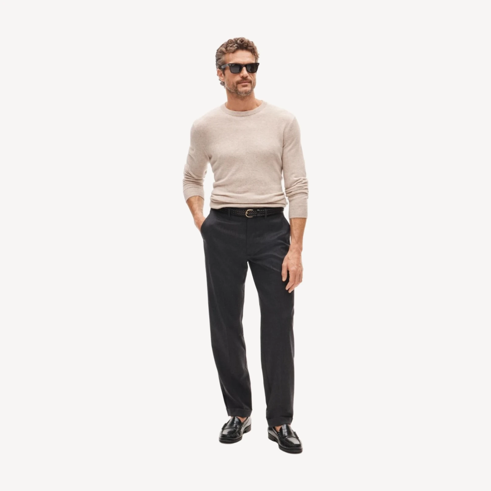 Mercer Classic-fit trouser in wool