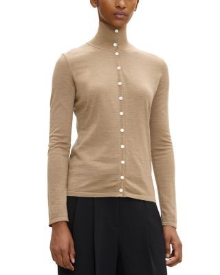 Theory Slim Turtleneck Top in Regal Wool