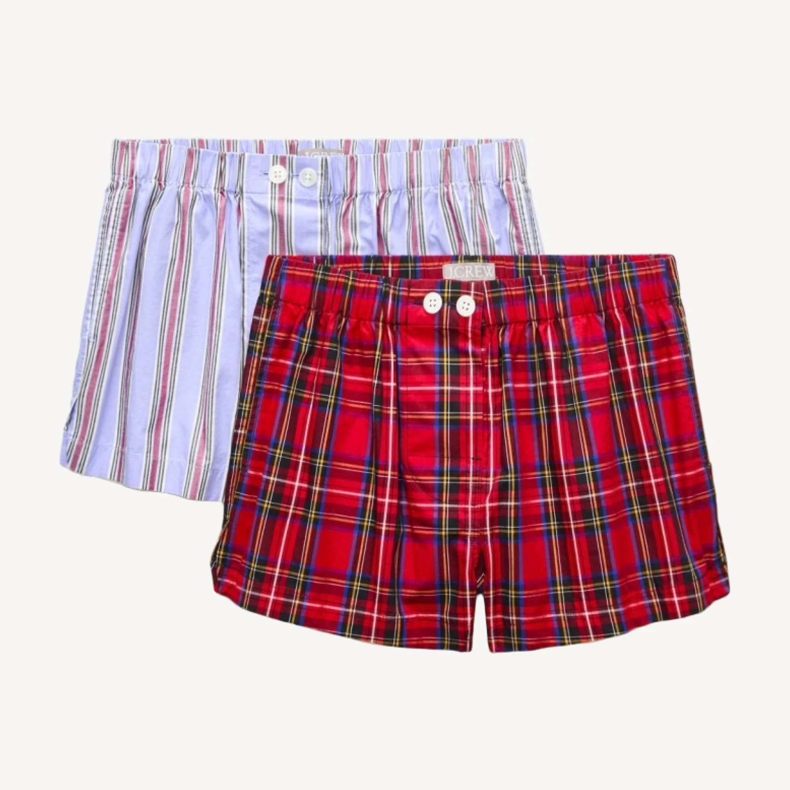 Cotton poplin boxer short two-pack
