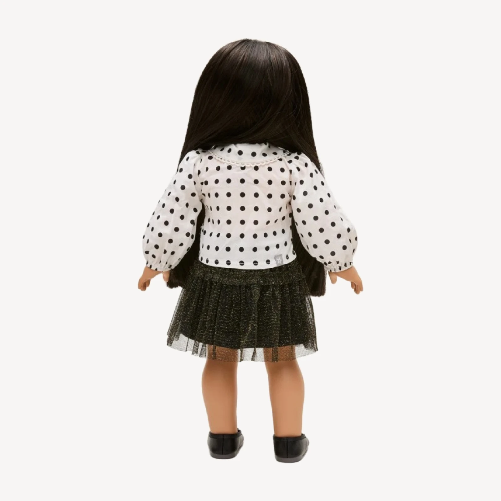 American Girl® x J.Crew puff-sleeve polka-dot top for 18" dolls