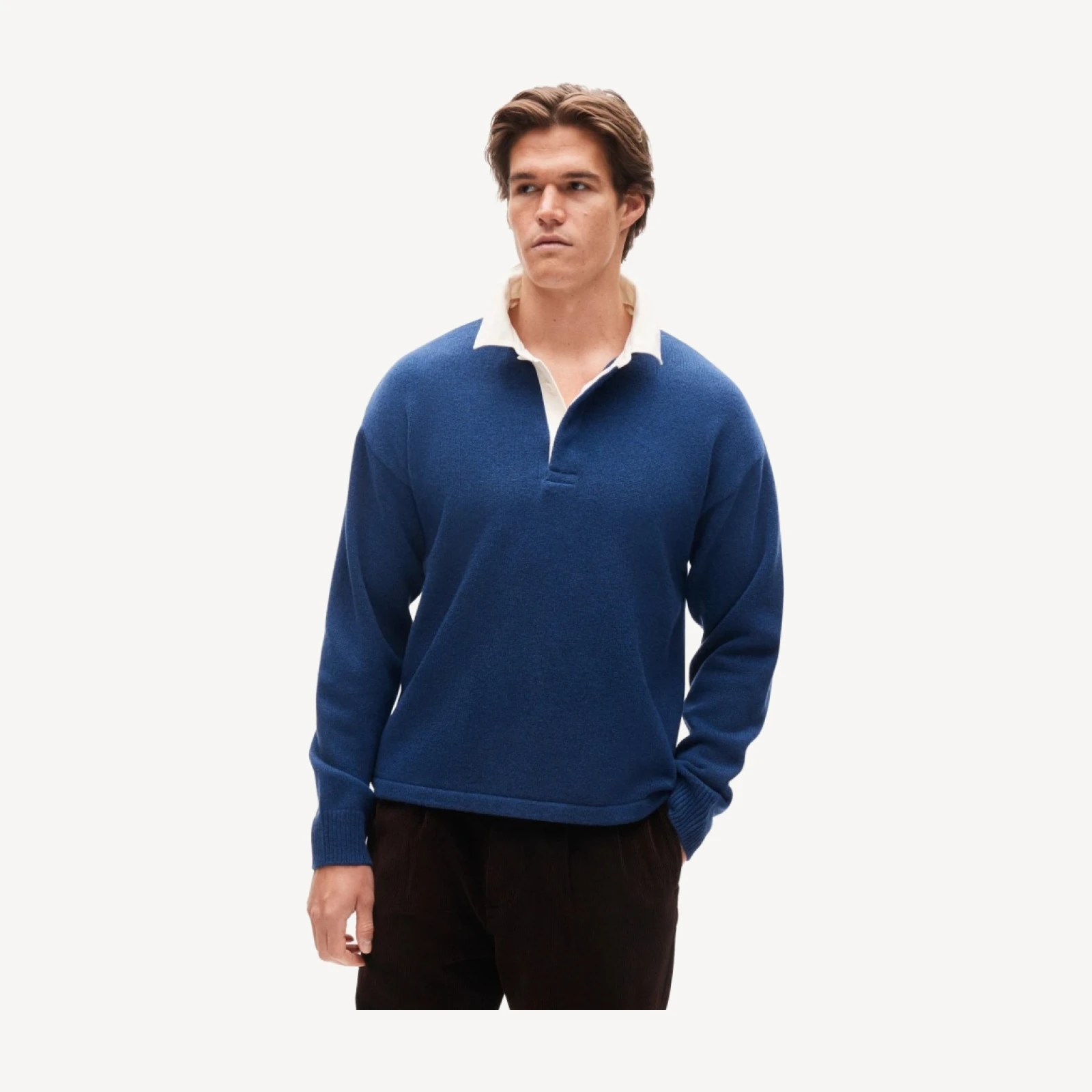 Wool rugby sweater