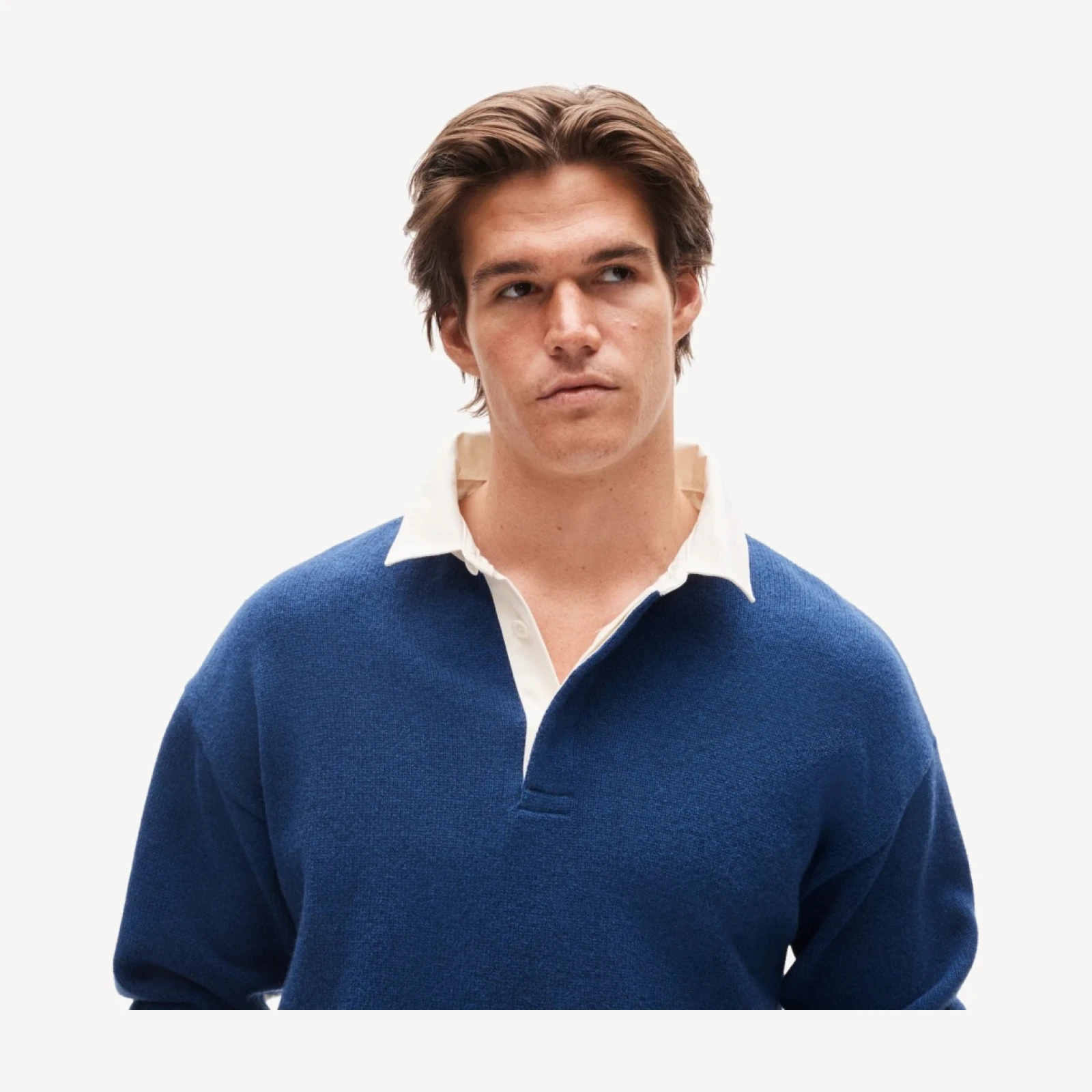 Wool rugby sweater