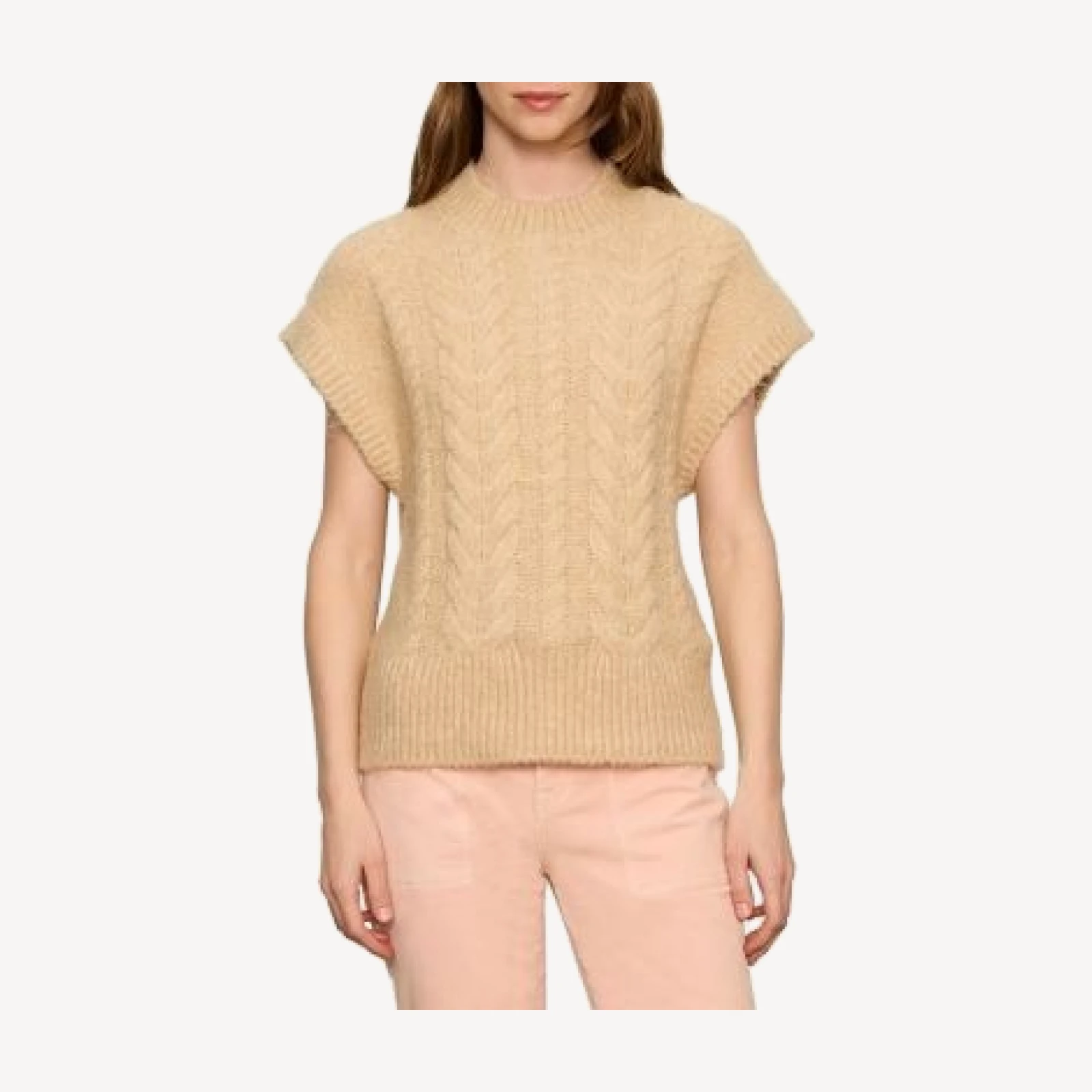 Sanctuary Cable Knit Sweater Shell
