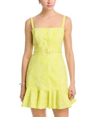 Cinq a Sept Embroidered Malva Floral Tonya Dress