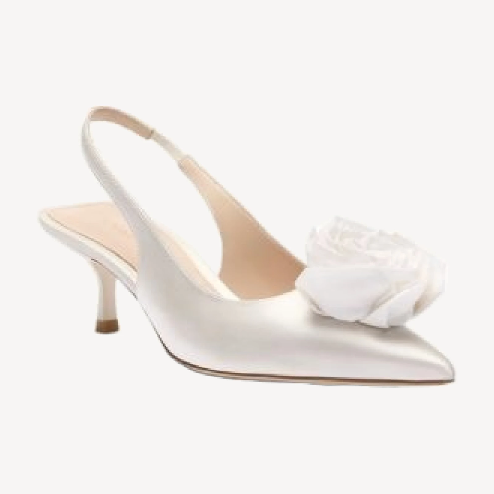 Stuart Weitzman Women's Paloma 50 Satin Slingback Pumps