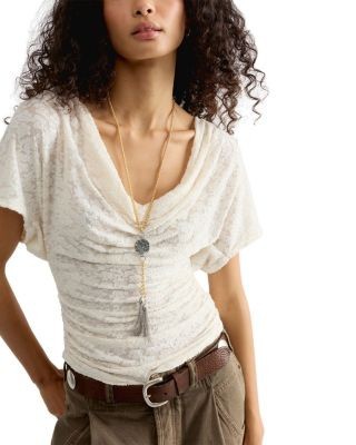 Free People Aura Lace Top