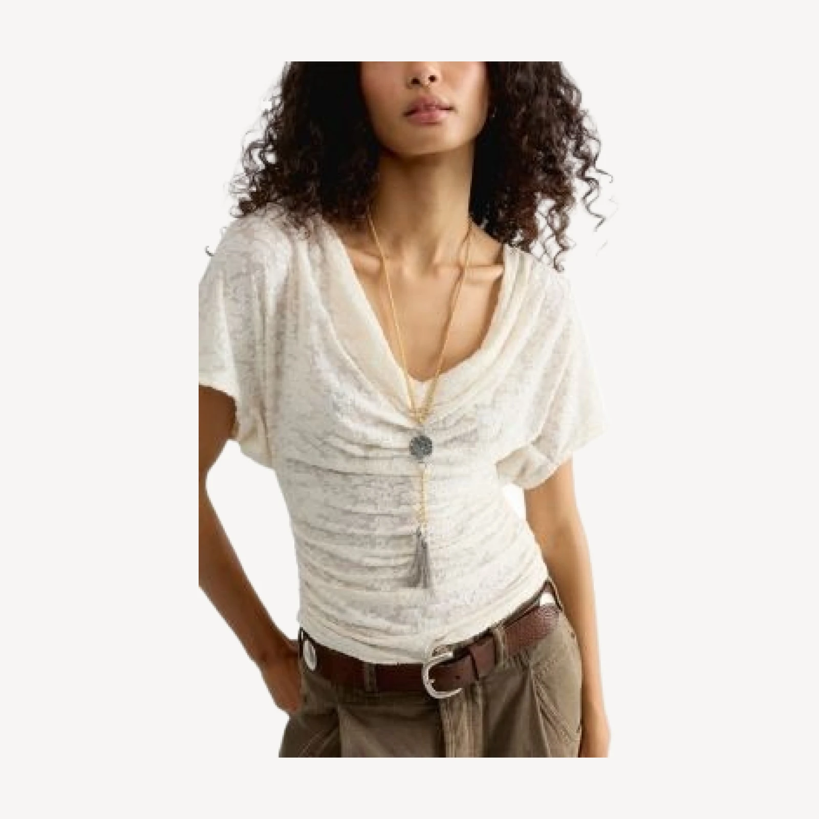 Free People Aura Lace Top