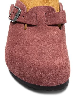 Birkenstock Unisex Sp Boston Kids Suede Clogs - Little Kid, Big Kid