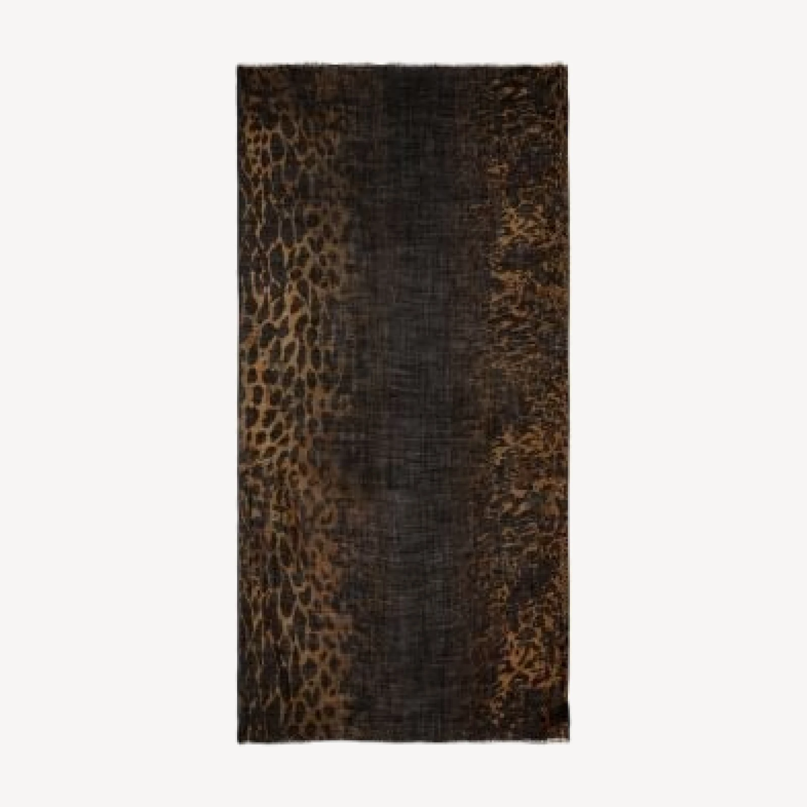 Zadig & Voltaire Judy Leopard Print Wool Scarf