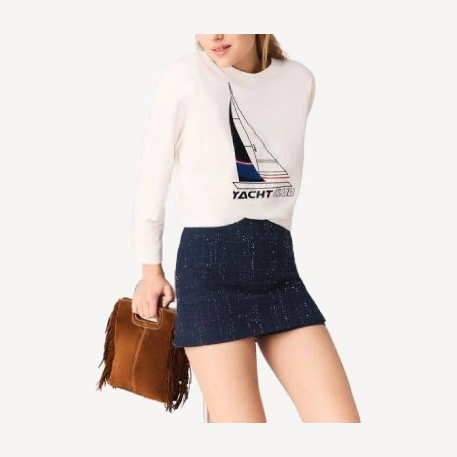 Maje Boat Print Tee