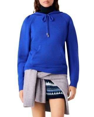 Maje Wool & Cashmere Hoodie