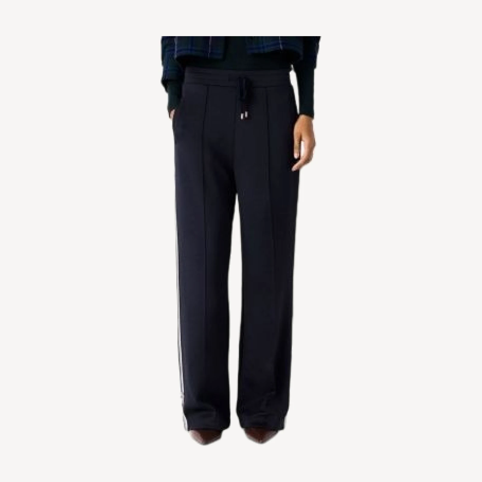 Maje Polympica Side Striped Drawstring Pants