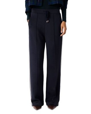 Maje Polympica Side Striped Drawstring Pants