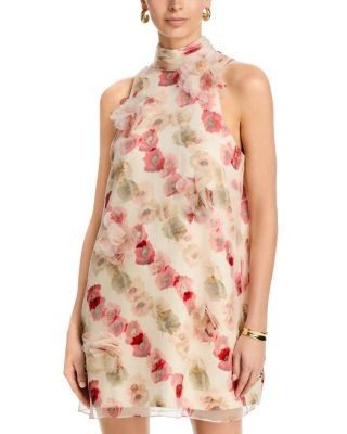 Cinq a Sept Floating Poppies Sylvia Dress