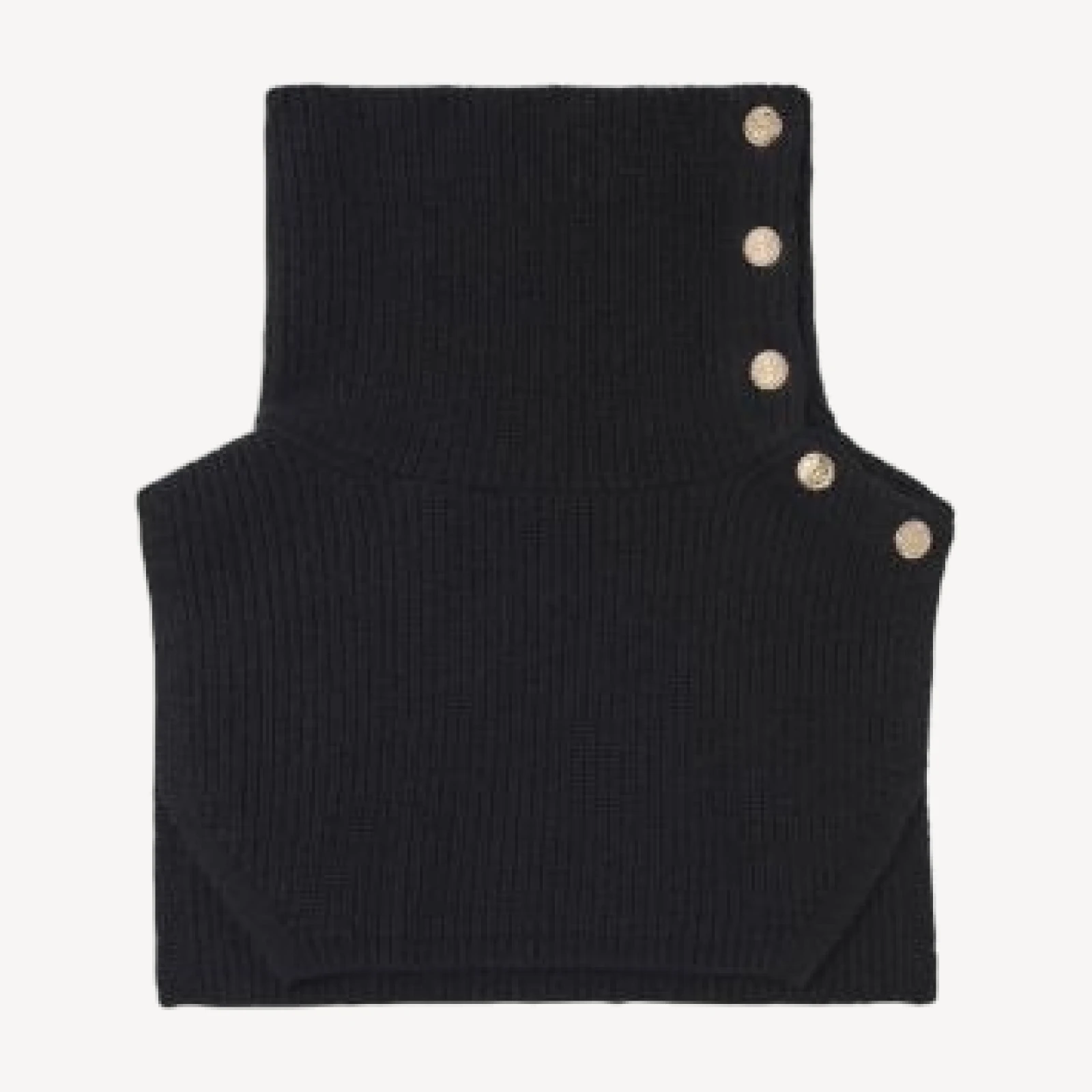 Maje Wool & Cashmere Collar Wrap
