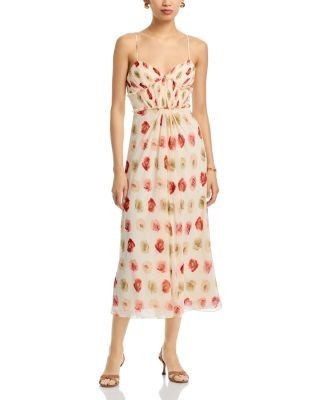 Cinq a Sept Floating Poppies Carline Dress