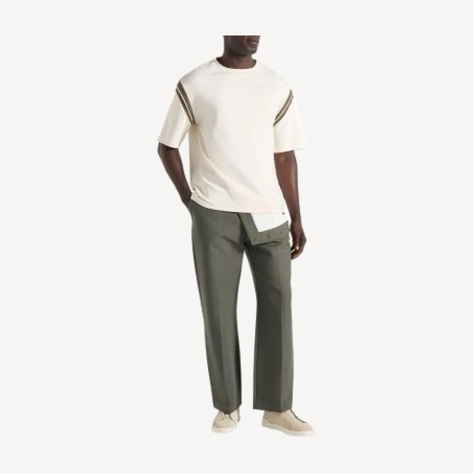 Maniere De Voir Georges Varsity Cotton T-shirt