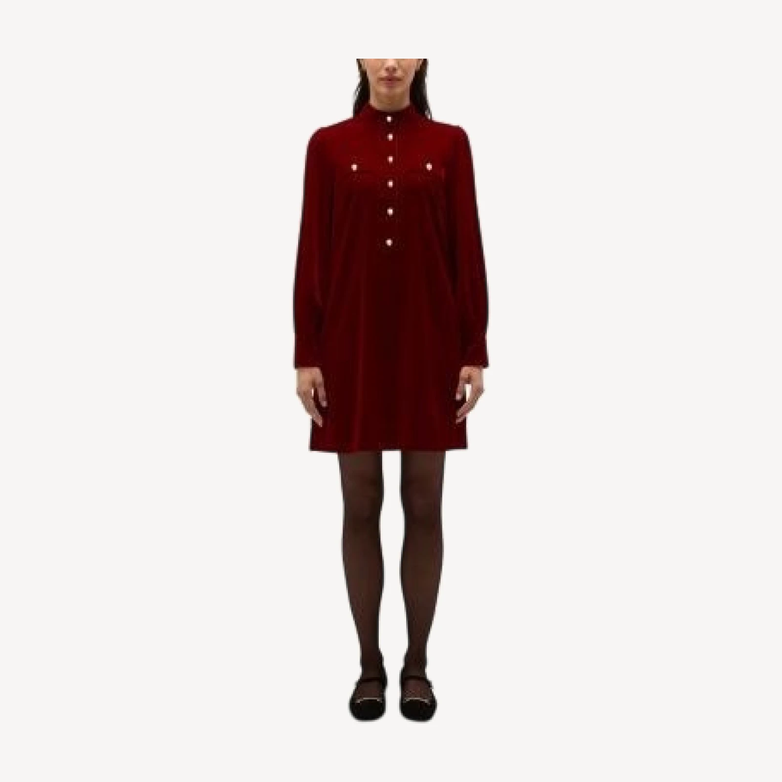 Hobbs London Stephanie Velvet Mini Dress