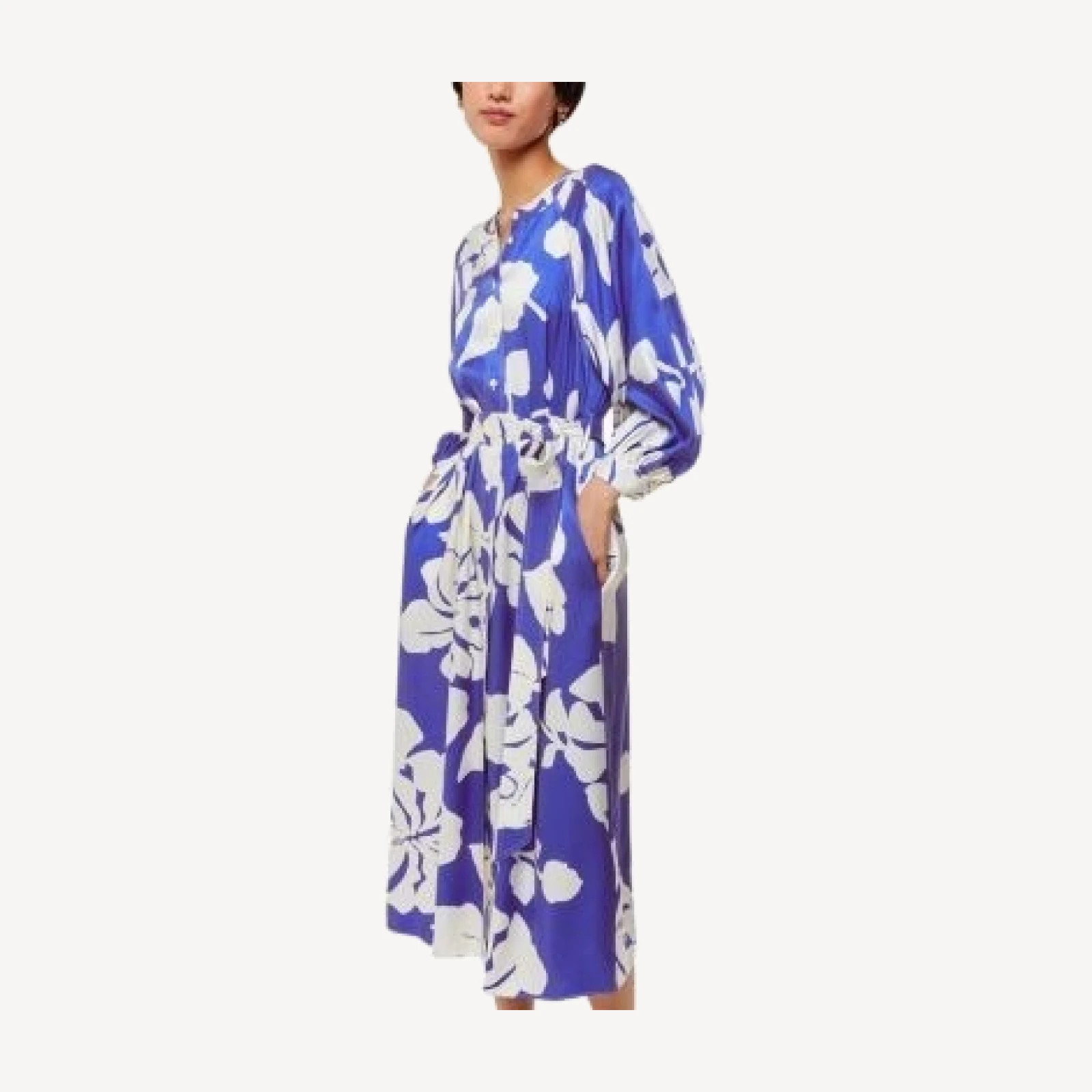 Whistles Hawaiian Print Mabel Dress