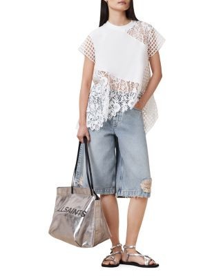 Allsaints Zala Crocheted Lace Top