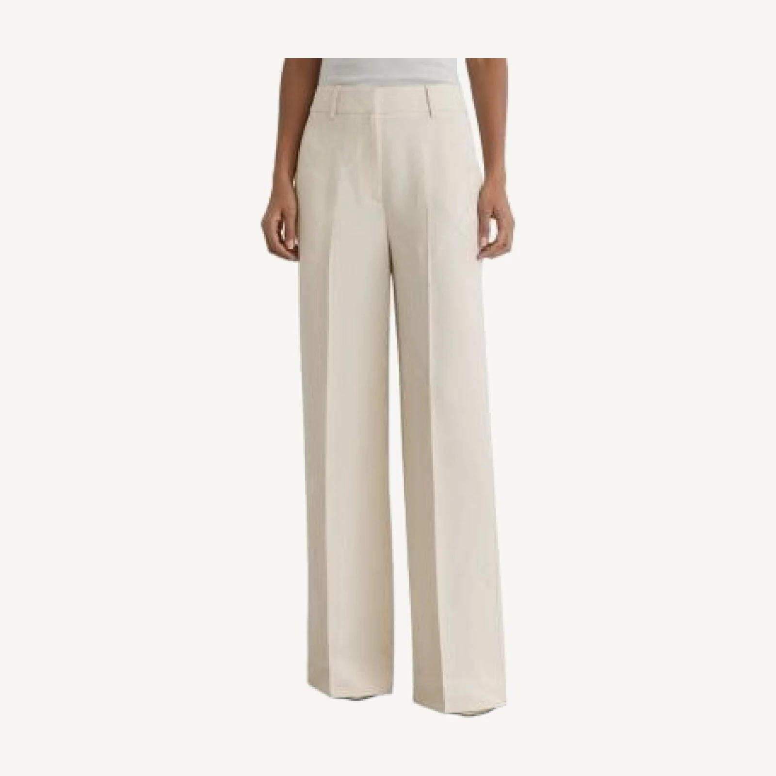 Reiss Petites Ottie Jacquard Wide Leg Pants