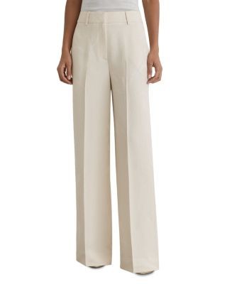 Reiss Petites Ottie Jacquard Wide Leg Pants