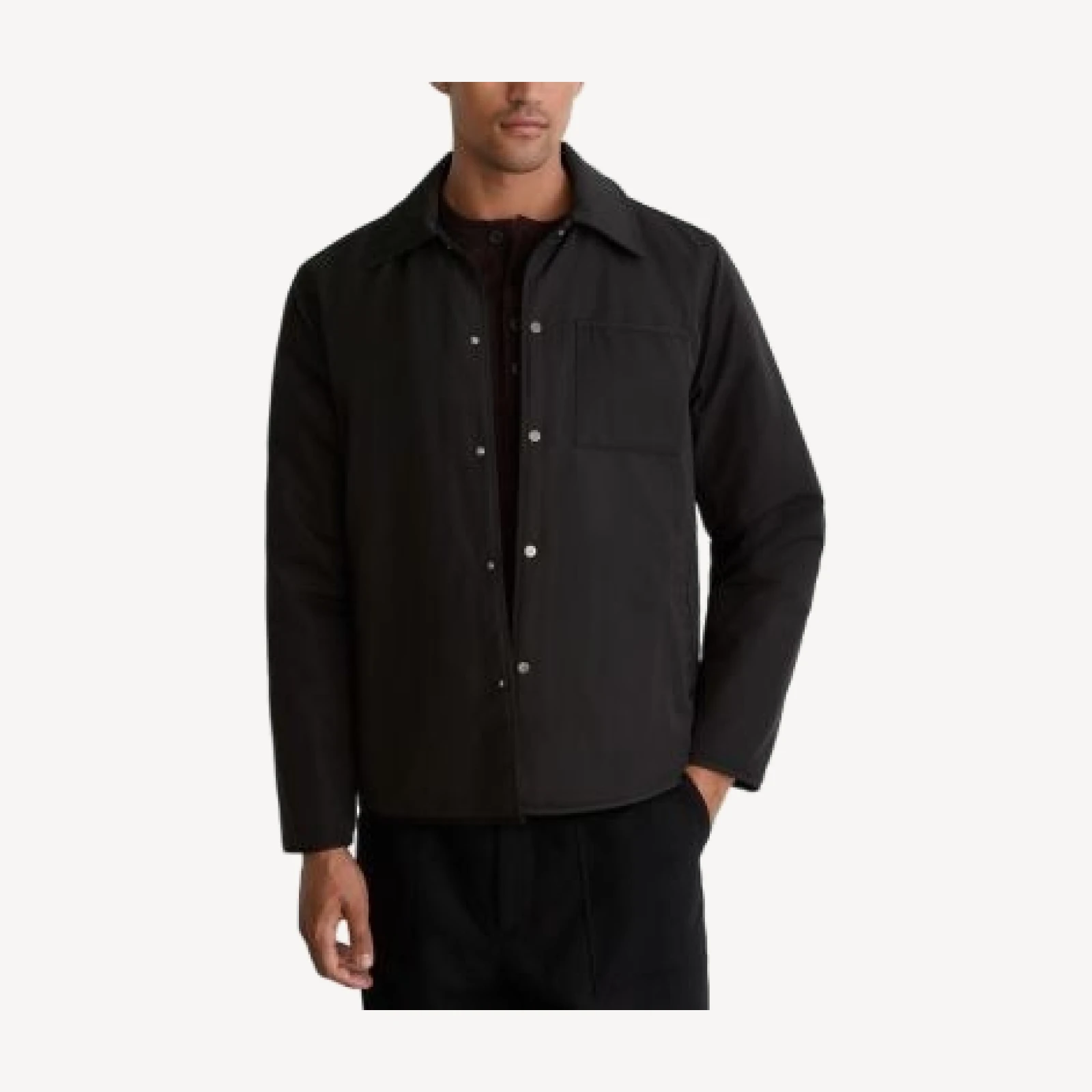 Reiss Raider Long Sleeve Patch Pocket Shirt Jacket