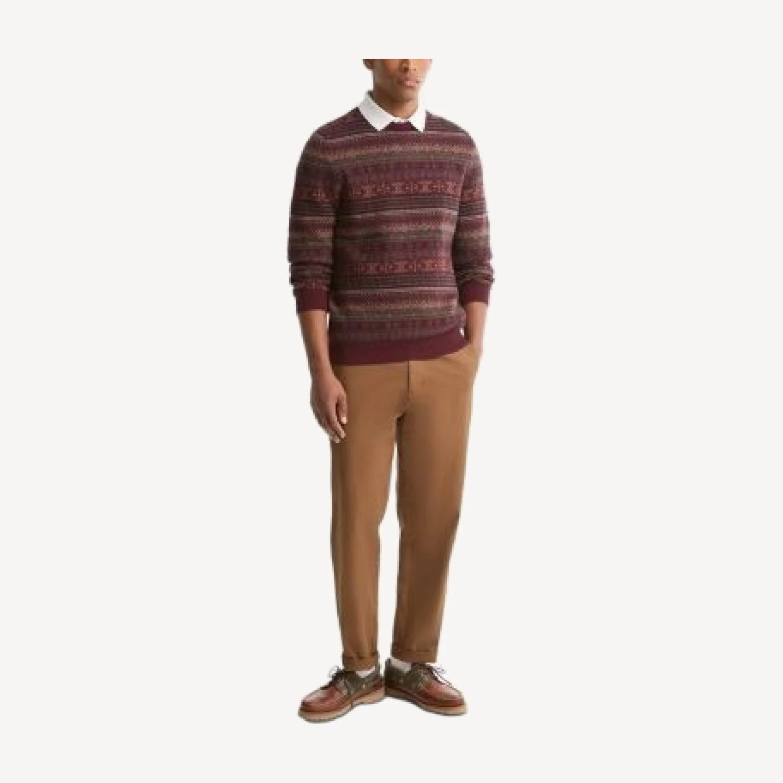 Barbour Dalehead Fair Isle Crew Neck Sweater