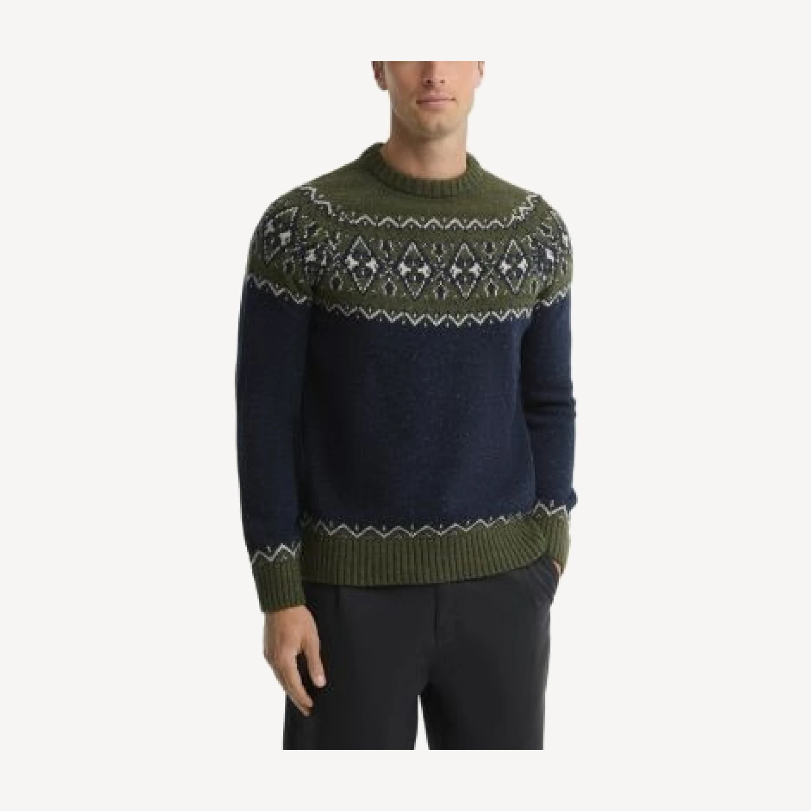Barbour Tisbury Wool Blend Fair Isle Sweater