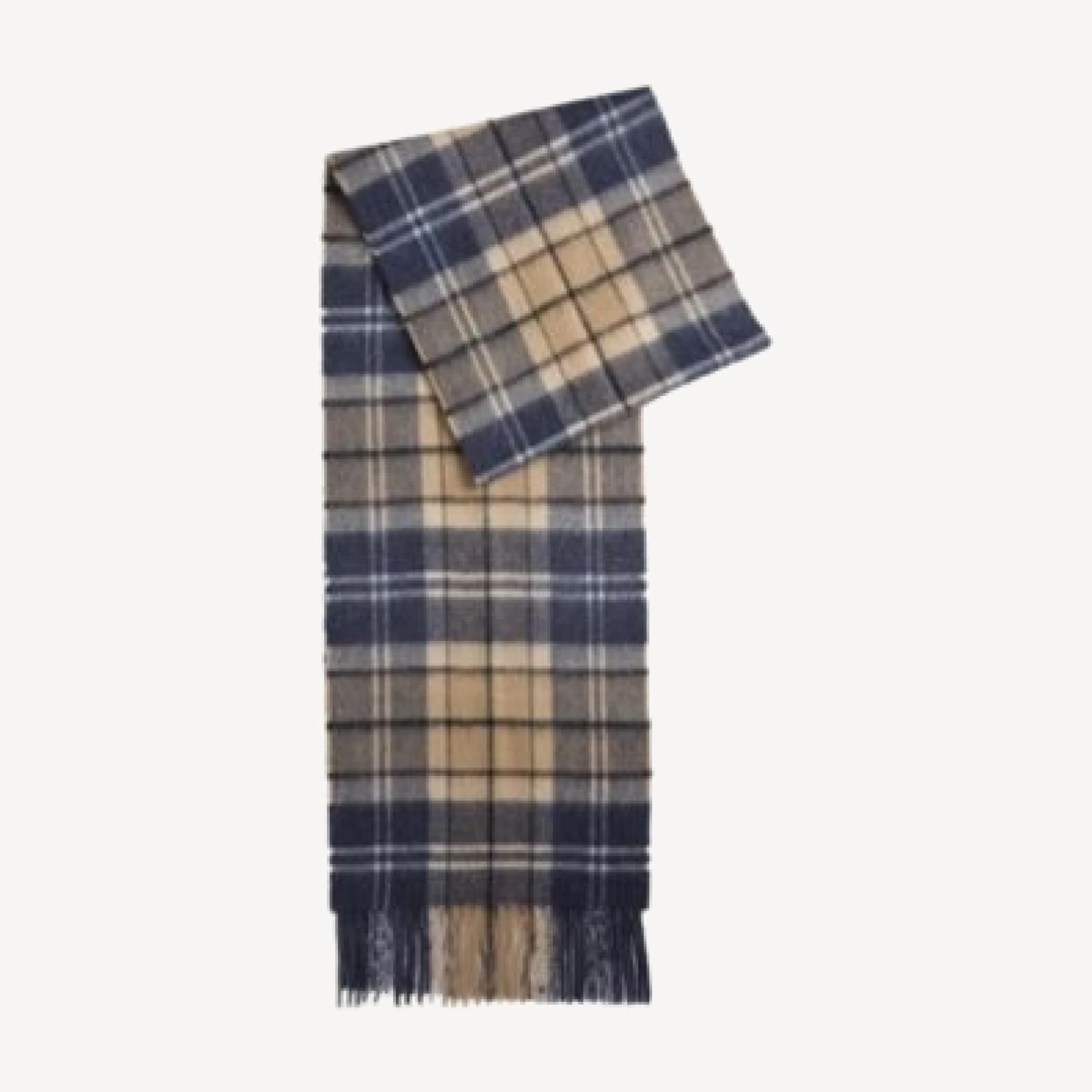 Barbour Wool & Cashmere Tartan Scarf