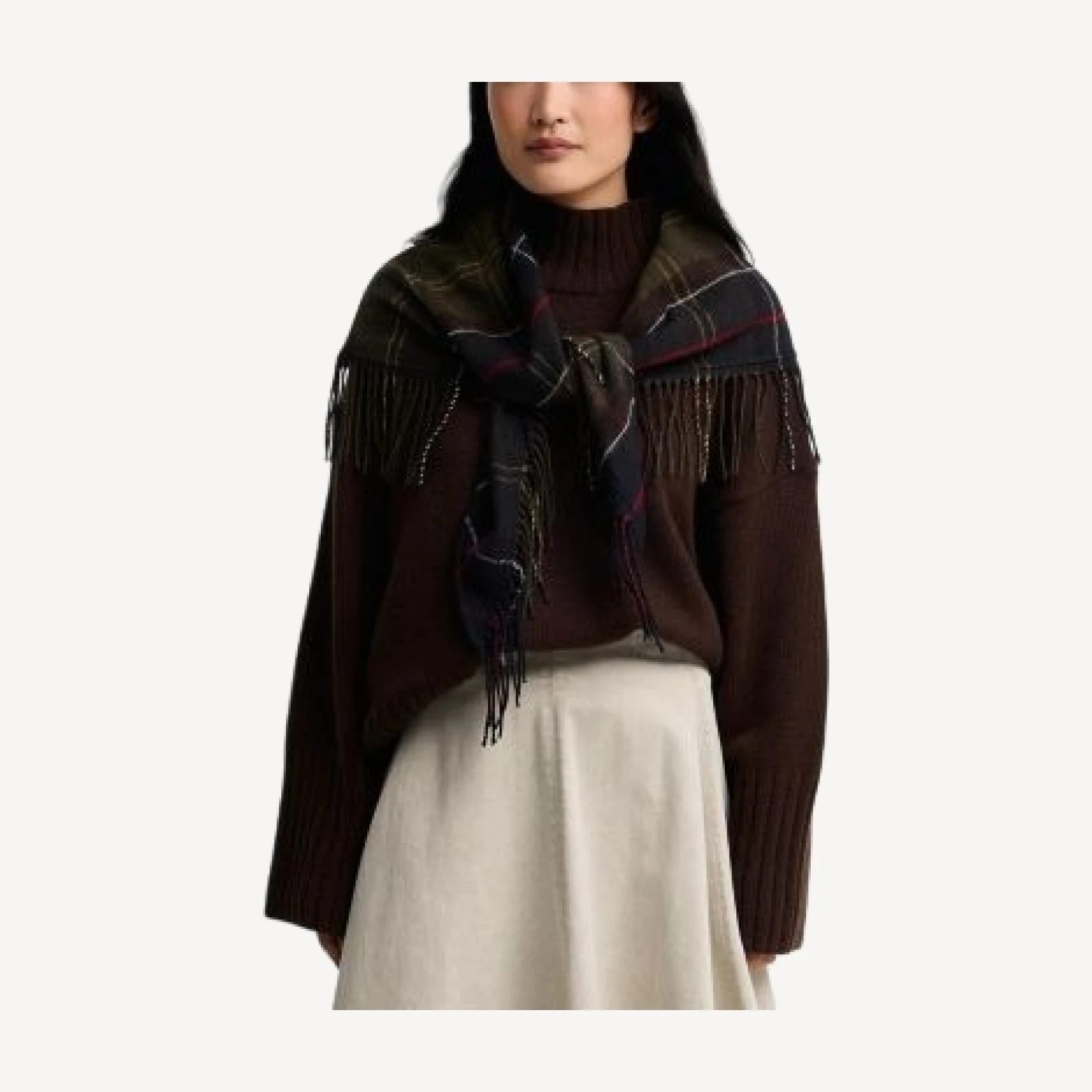 Barbour Kirklees Tartan Shawl