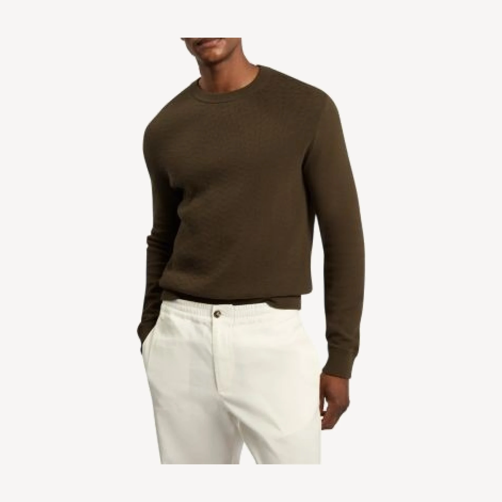 Ted Baker Ivess Cotton Mixed Stitch Sweater