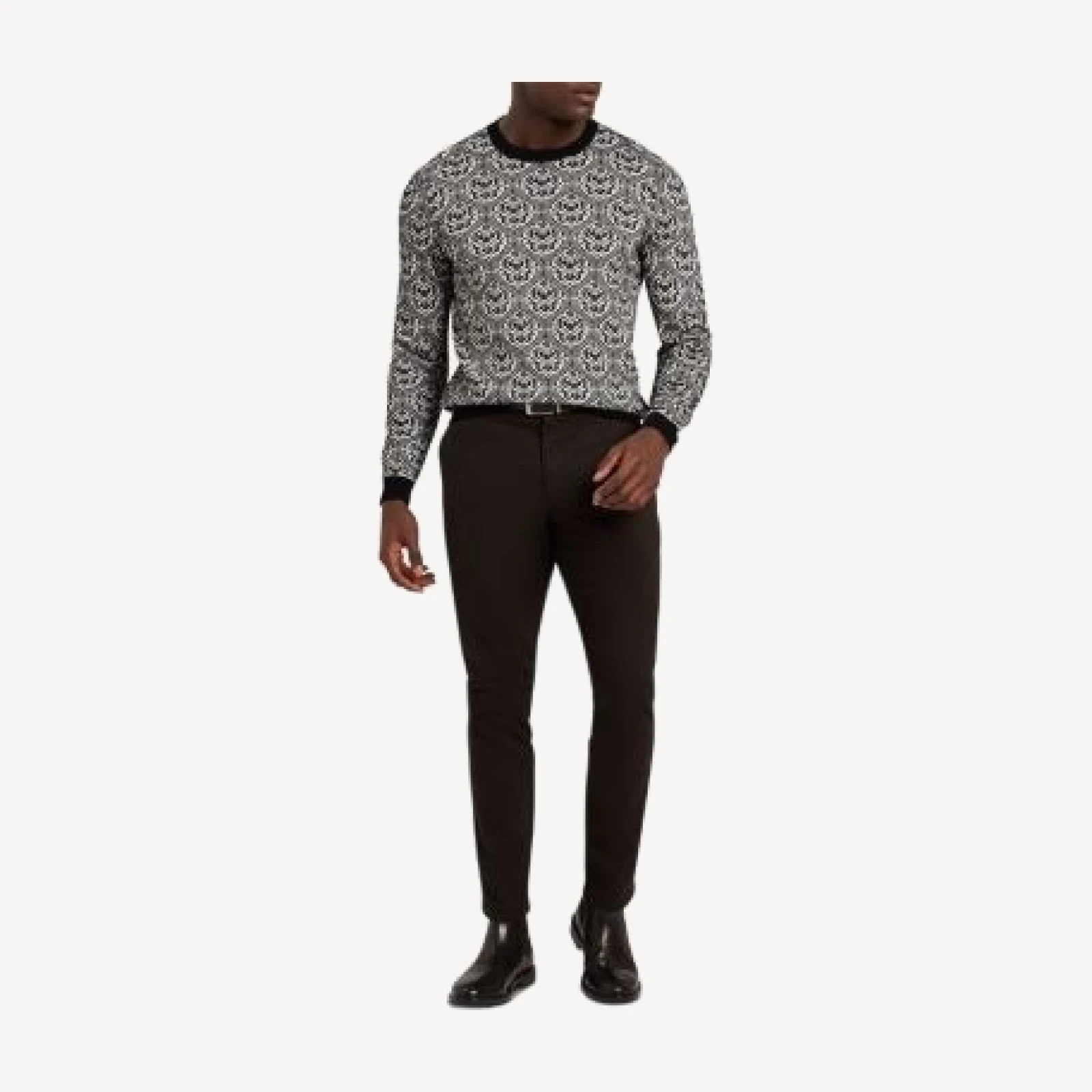 Ted Baker Courte Floral Jacquard Crew