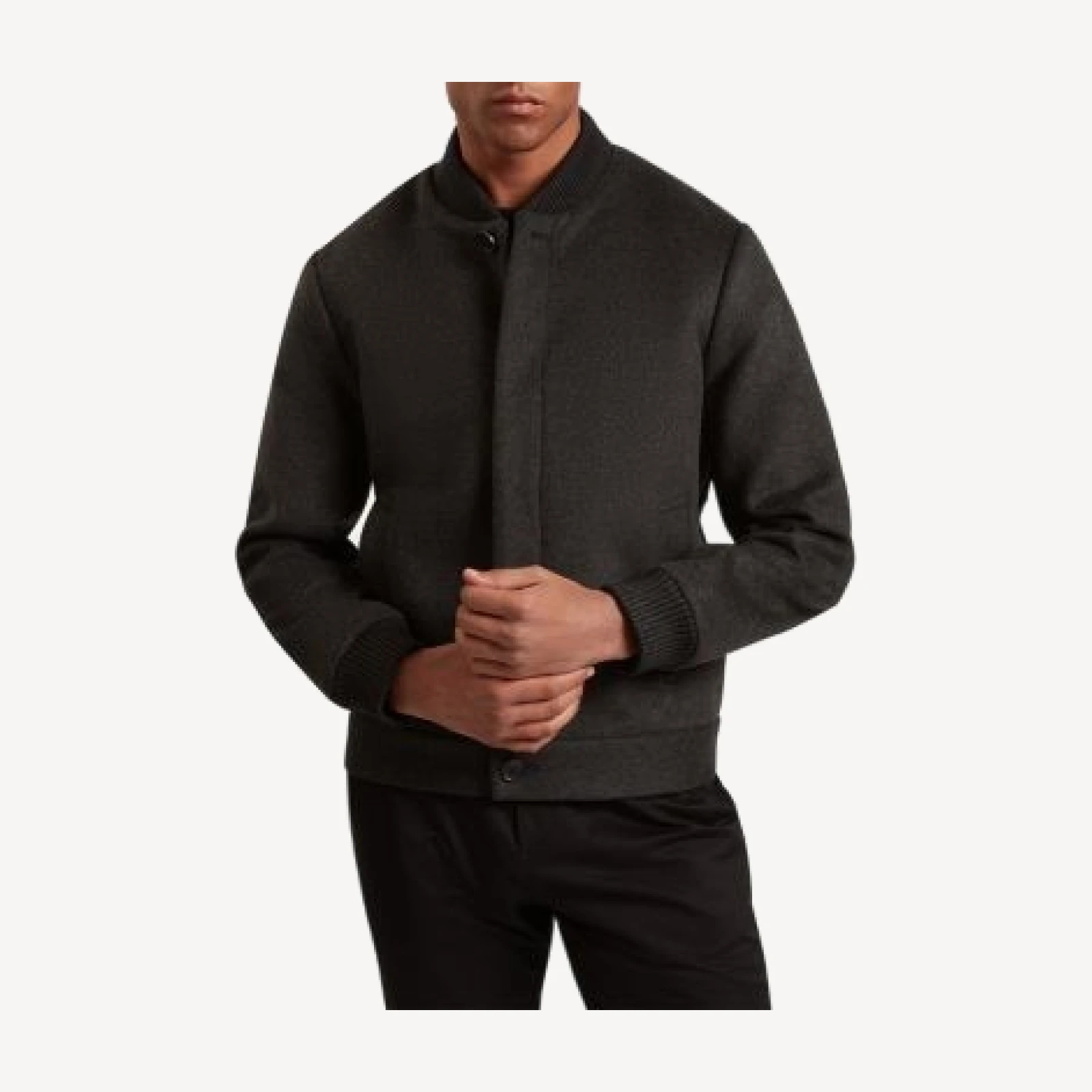 Ted Baker Legatto Smart Wool Bomber Jacket