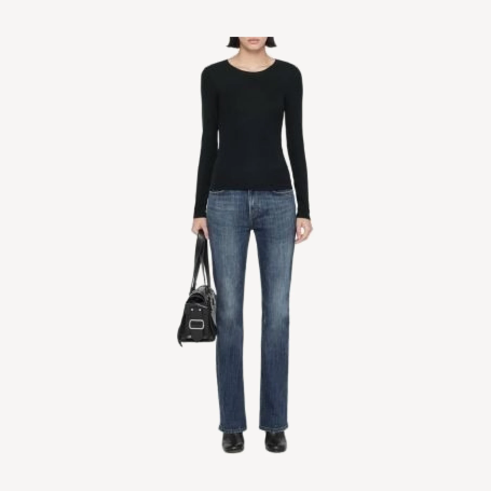 Allsaints Zoe Ribbed Long Sleeve Tee