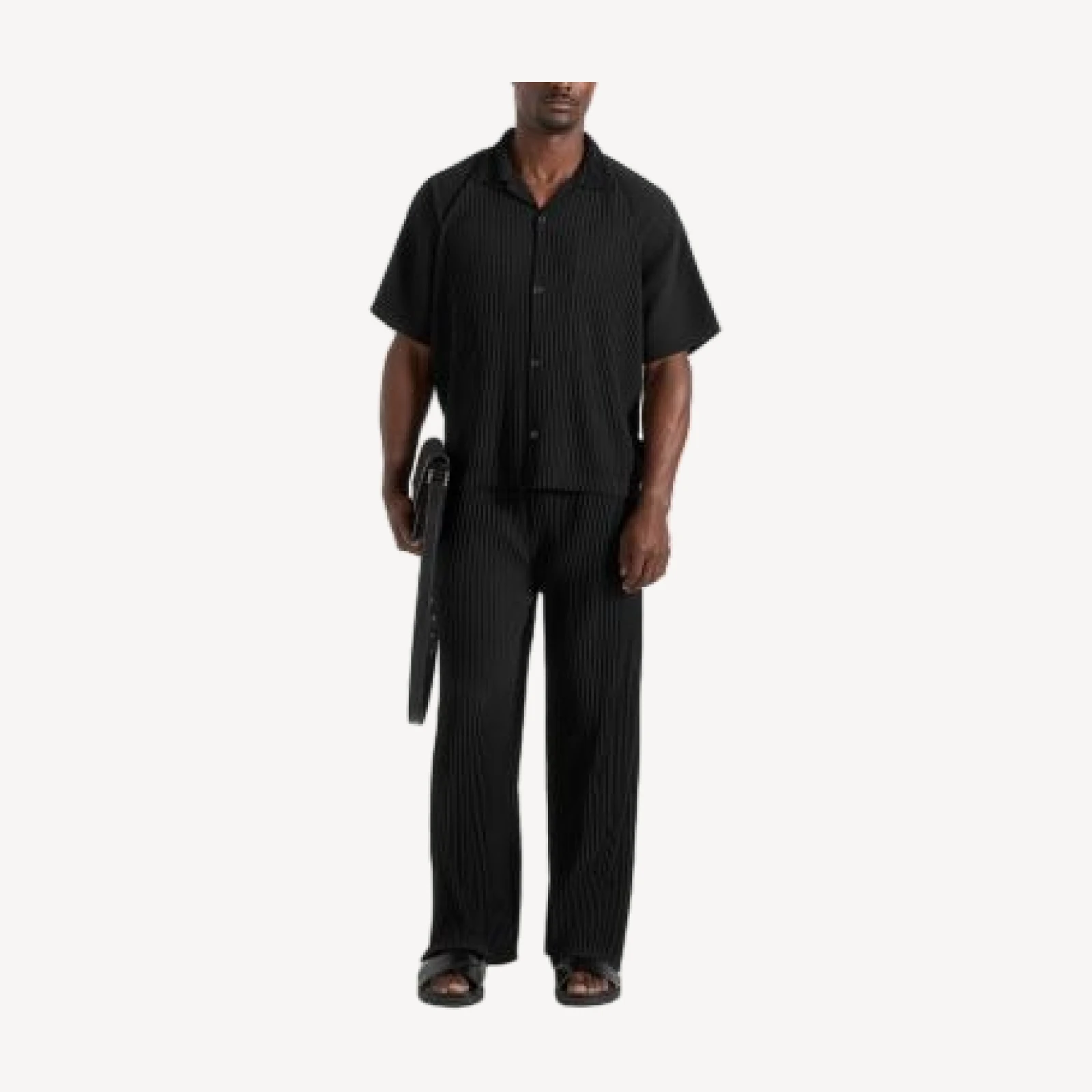 Maniere De Voir Justin Pleated Boxy Shirt