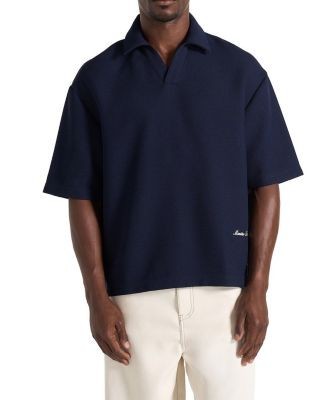 Maniere De Voir Joss Boxy Signature Polo Shirt